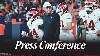 Stanford Football Postgame Press Conference  Syracuse [upl. by Ramoj848]