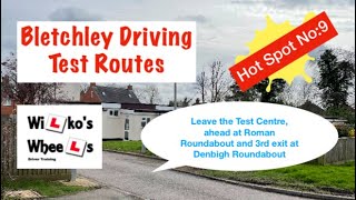 How to Pass Bletchley Driving Test  Hot Spot Number 9 [upl. by Eiramadnil605]