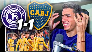 IND RIVADAVIA 1  BOCA JUNIORS 1  REACCIÓN PICANTE  Liga Argentina 2024  Toto Bordieri [upl. by Ianteen]