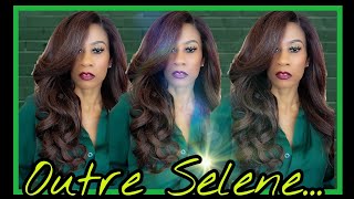 VOLUME MAAM OUTRE SYNTHETIC MELTED HAIRLINESELENE 22quot [upl. by Aynam517]