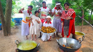 Village style fish curry and vegetables recipe cooking for village people  villfood Kitchen [upl. by Osicnarf847]