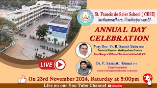 ANNUAL DAY CELEBRATION  St Francis de Sales School CBSE  Visakhapatnam [upl. by Flanders]