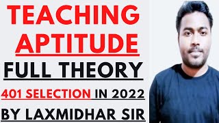 BED MED BHED EXAM 2023 I TEACHING APTITUDE FULL THEORY I TEACHING APTITUDE THEORY FULL COVERAGE ICHT [upl. by Lizzy685]