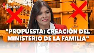 Nikauly de la Mota quotProponemos Cerrar el Ministerio de la mujer y abrir EL MINISTERIO DE LA FAMILIAquot [upl. by Oidualc83]