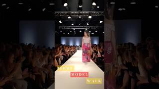 MODEL RUNWAY WALK shorts model fashion runway [upl. by Elidad735]