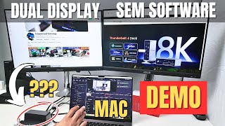 Dois Monitores MacBook Pro M2 Sem Uso de Sofware DisplayLink [upl. by Saxon]