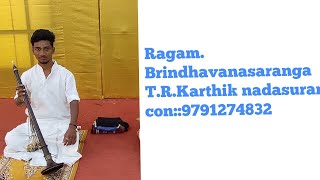 Ragam  Brindhavana saranga Saagithyam kaliyugavaradhan  TR KARTHIK  NADHASWARAM [upl. by Vish]