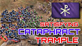 3 Minutes of Satisfying Cataphract Trample  Age of Empires 4  AoE4 [upl. by Juetta]