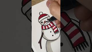 Tuto 1 de décembre  Bonhomme de neige ⛄️ [upl. by Enila101]