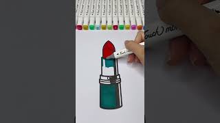 🌈 Lipstick Coloring Markers  Unleash the Magic of Color 🎨💄 [upl. by Chet]