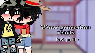 Worst generation reacts to Mugiwara  44 One piece  Made by 𝑅𝑜𝑏𝑖𝑛 ♡  Luffy  Lawlu [upl. by Analos]