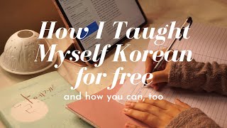 Basic Guide to Korean SelfStudy 【Tips  Resources】 [upl. by Sallie]