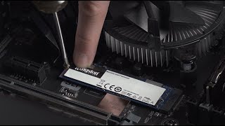 How to Install an M2 SSD in a Desktop PC – Kingston Technology [upl. by Hy332]