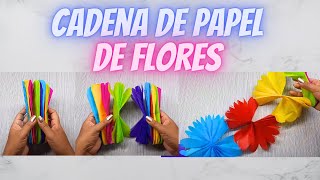 Cadenas de Papel Fácil de Hacer  Manualidades  DIY [upl. by Aihsetel]