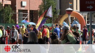 Calgary Pride parade draws thousands downtown [upl. by Norine845]