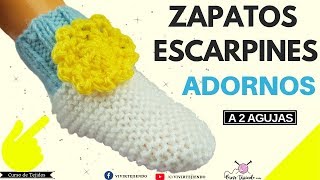 Escarpín Patuco o Zapatito para Bebe A dos Agujas  Color Argentina [upl. by Ekeiram]