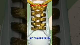 cool and easy how to make shoelaces shoes knot sneakers shortvideo music alanwalker song [upl. by Holub898]