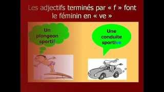 Féminin des adjectifs qualificatifs [upl. by Llieno]