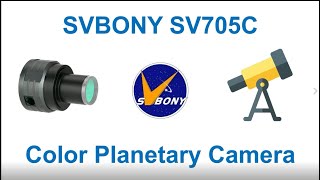 SVBONY SV705C Color Planetary CameraampEAAFull Review [upl. by Mullane586]