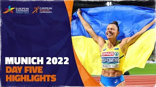 Day Five Highlights  European Athletics Championships  Munich 2022 [upl. by Jaan]