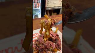 The BEST poutine in Montreal CANADA 🇨🇦！ shorts foodie food canadafood [upl. by Downall694]