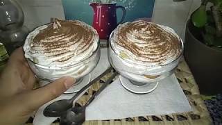 Recette du tiramisu facile😋طريقة تحضير تيراميسو [upl. by Lynus]