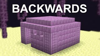 I Tried To Beat Minecraft Backwards [upl. by Trill764]