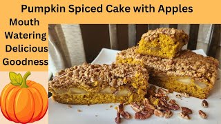 Pumpkin Spiced Coffee Cake with Apples [upl. by Lledniuq]