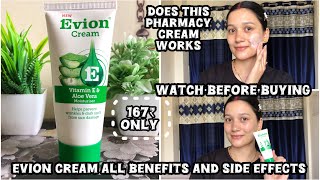 Review and demo  Evion vitamin e and aloevera moisturiser [upl. by Robenia]