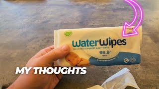 WaterWipes PlasticFree Original Baby Wipes 999 Water Based Wipes Unscented amp Hypoallergenic [upl. by Eille]