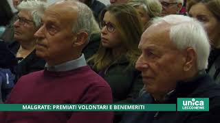 Malgrate premiati volontari e benemeriti [upl. by Columbyne]