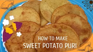 Sweet Potato Puri  Shakarkand Puri  Spices Of North [upl. by Glenn]