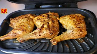 Grilled chicken leg quarters ninja foodi XL Grill [upl. by Resiak]