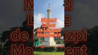 Miguel López de Legazpi Monument  cebucity philippines shorts [upl. by Norby]