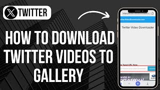 How to download Twitter videos to gallery 2024 [upl. by Anitan]