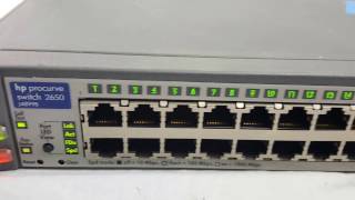 HP ProCurve Switch 2650 J4899B 48 Port A Closer Look View [upl. by Esma]