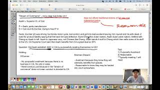 Ep 12 Civ Pro Review Stream of Commerce – Asahi v Sup Ct Cali [upl. by Snow]