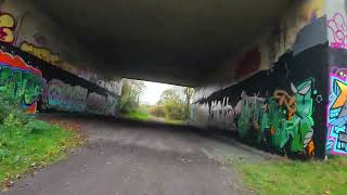 Graffitti tunnel at Weetslade [upl. by Asirrac]