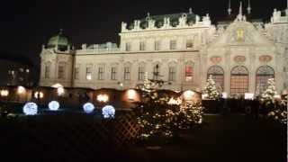 Weihnachtsmarkt Schloss Belvedere Wien 2012 [upl. by Sibel]