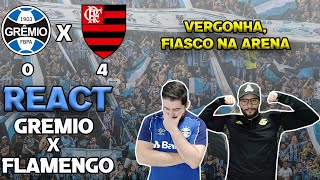 REACT  GRÊMIO 0 X 4 FLAMENGO  COPA DO BRASIL 2021 [upl. by Wrdna]