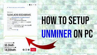 How To Setup unMiner  Earning Made Easy With Your PC [upl. by Puri355]