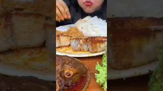 Asmr 🐟 Big Fish CurryMutton🍗🍗 CurryDhalBoiled EggChicken Curry MuKBang [upl. by Ylrae]