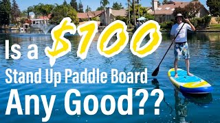 GoPlus SUP Is a 100 Paddle Board any good [upl. by Mensch]