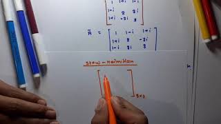 Hermitian and Skew Hermitian matrix  How to write example  Defination [upl. by Enitsirhk159]