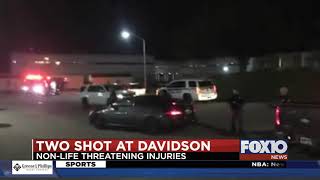 2 people shot at Davidson High School [upl. by Suilenroc]