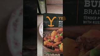 Yellowstone Bunkhouse Braised Beef Stew Review Part 1 foodshorts foodlover walmart [upl. by Aira]