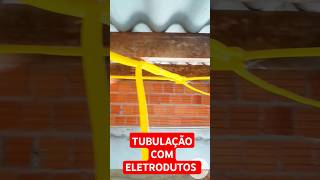 Distribuição de eletrodutos corrugados pra circuitos elétricos [upl. by Arimat560]