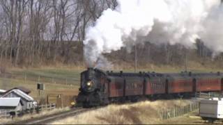 Strasburg Railroad A Fine February Day [upl. by Weiss]