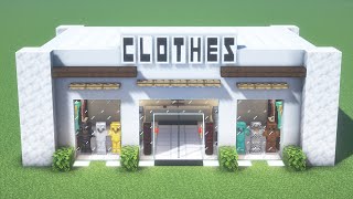 How To Make a Clothing Store  Minecraft Tutorial [upl. by Sharla662]