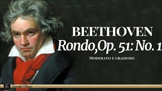 Beethoven  Rondo Op 51 No 1 Moderato e grazioso [upl. by Prager658]